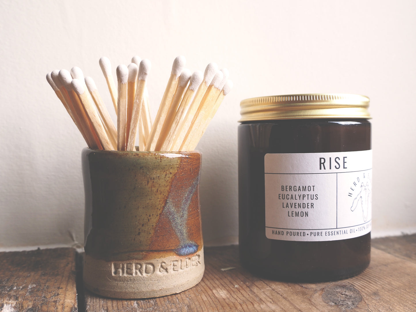 herd and elder candle gift set