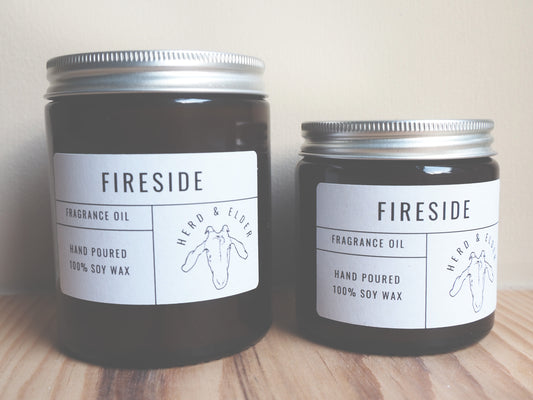 Fireside Candle - Woody and Aromatic