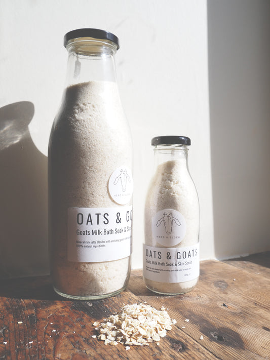 oats and goats milk bath salts