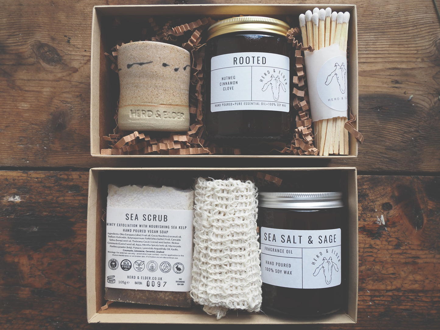 choose your own candle and soap gift set for christmas