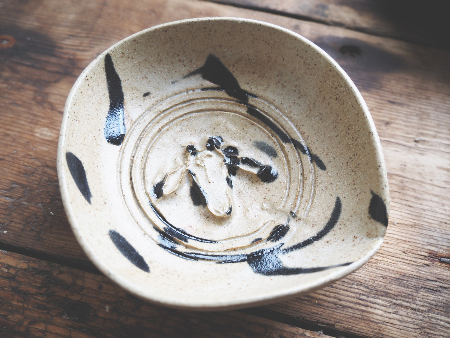Handmade Oat-Glazed Ceramic Soap Dish – Natural Stoneware for Goat Milk Soap
