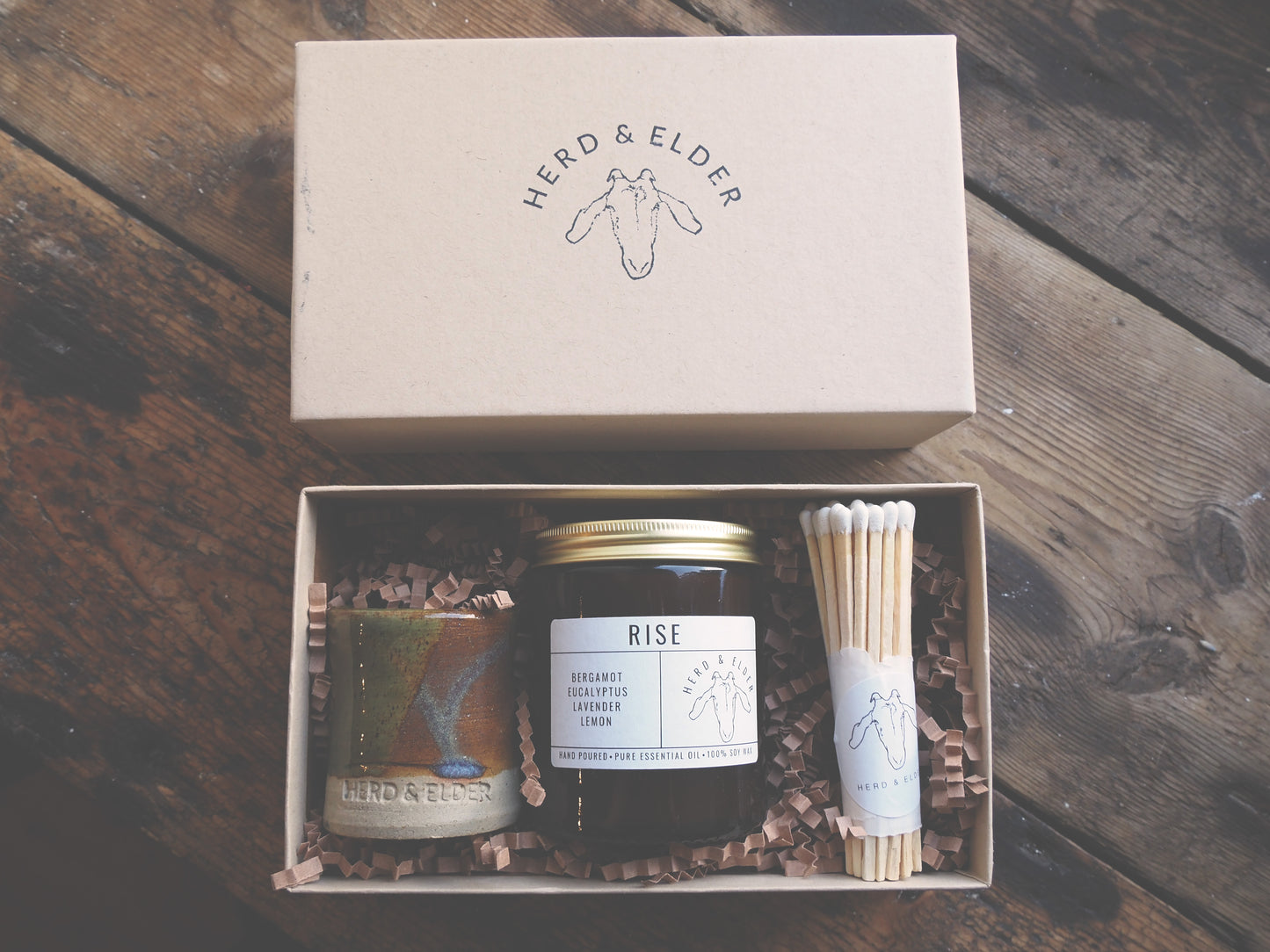 soy wax candle gift set for christmas