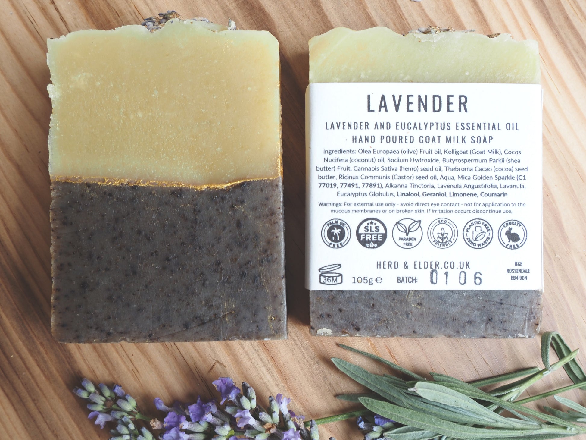 handmade lavender artisan soap