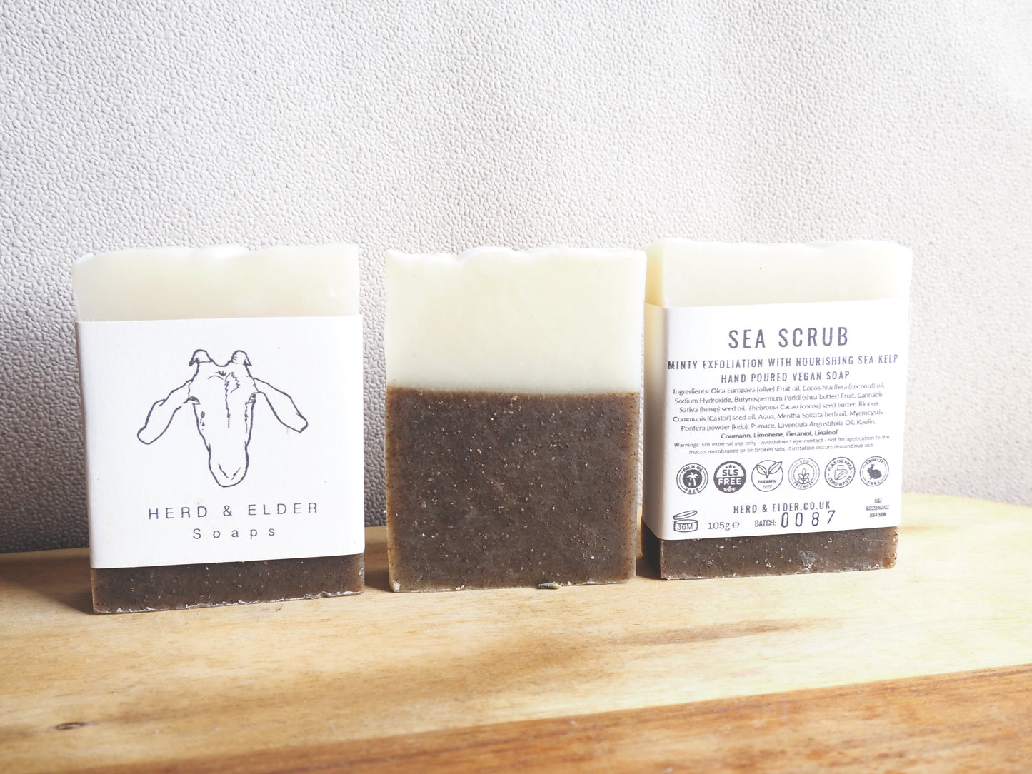 Sea Scrub - Spearmint and Sea Kelp Vegan Natural Soap