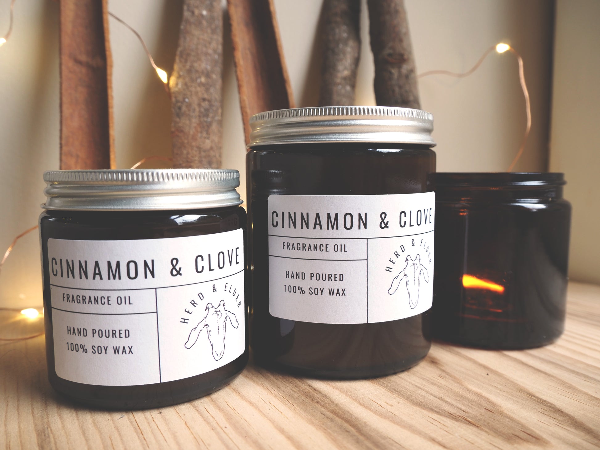 christmas soy wax candle