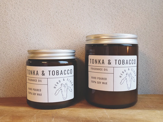 Tonka and Tobacco Soy Wax Candle