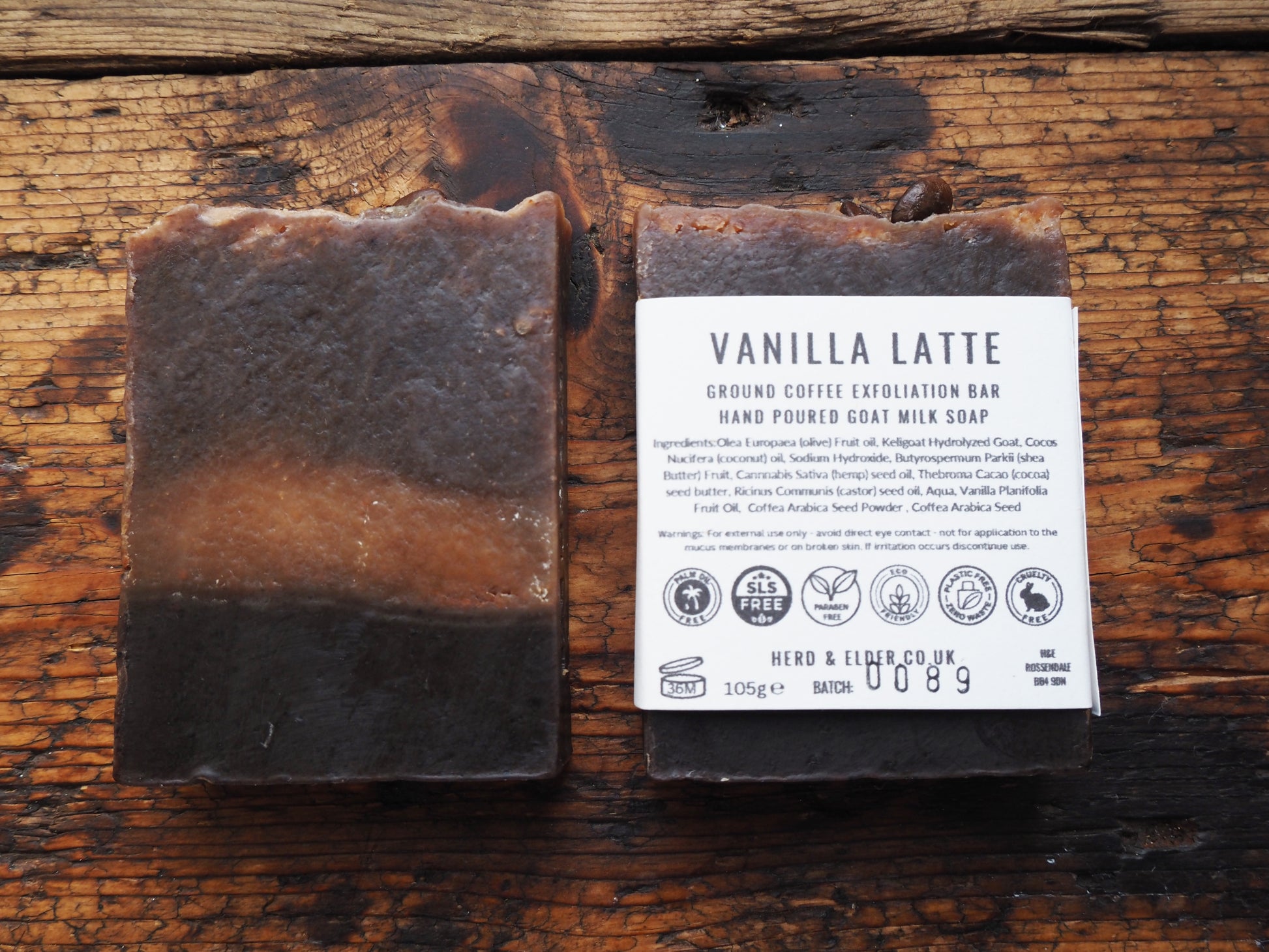 coffee goat milk soap