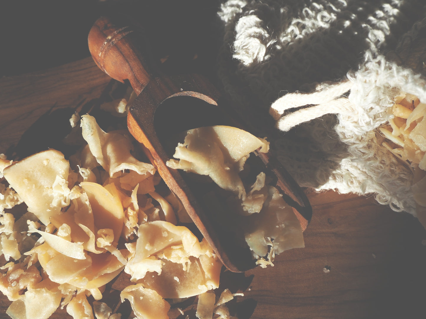 Honey Goats Milk Soap Bag - Exfoliating Scrub Bag