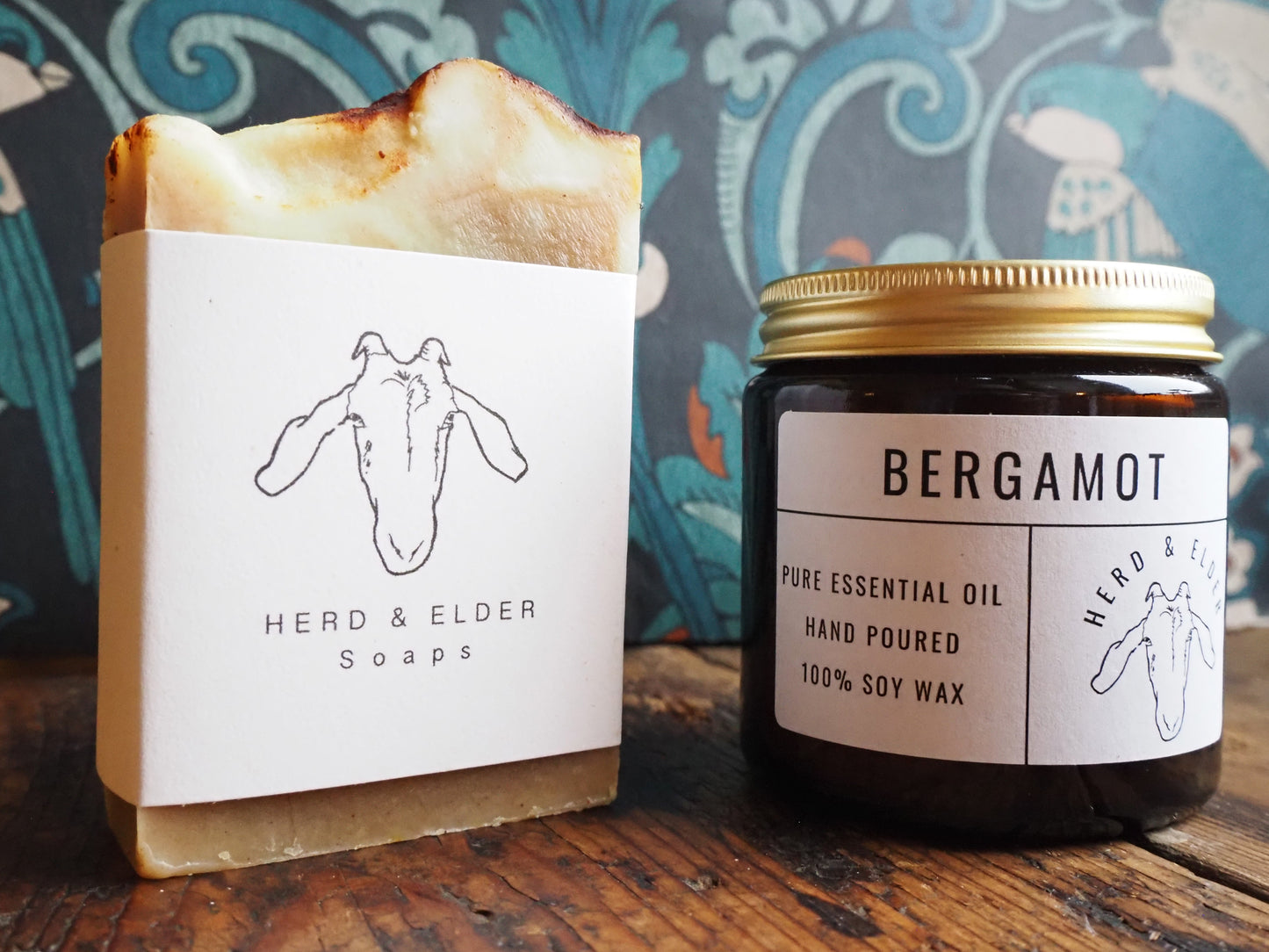 Bergamot Soy Candle – Fresh Citrus Scent with Pure Essential Oil