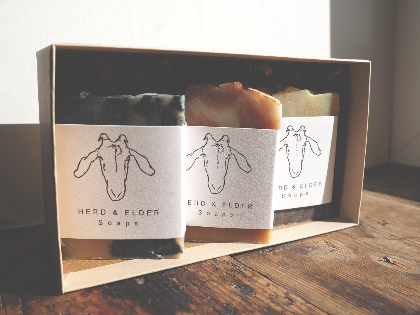 quality goats milk soap in gift box