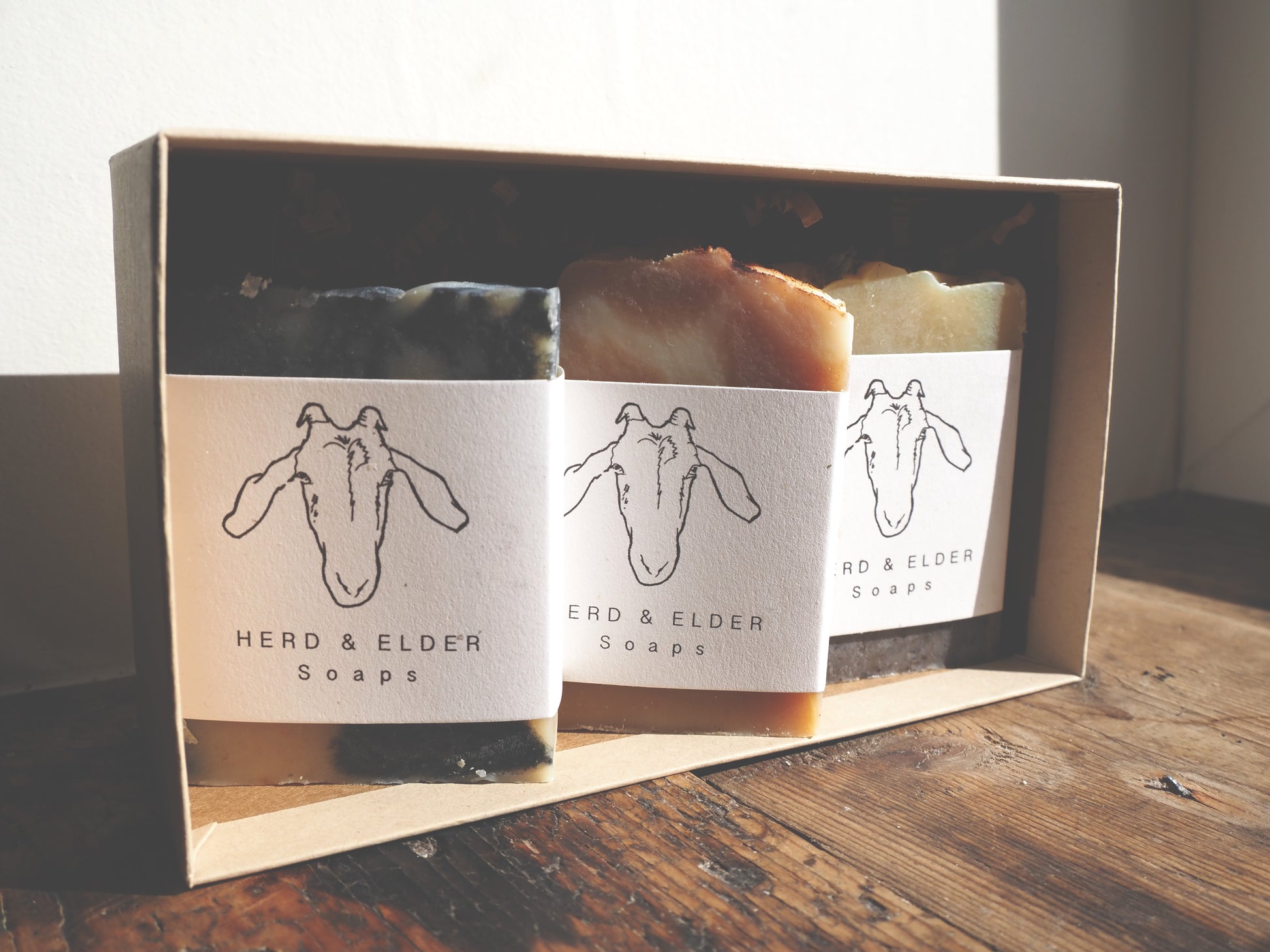 quality goats milk soap in gift box