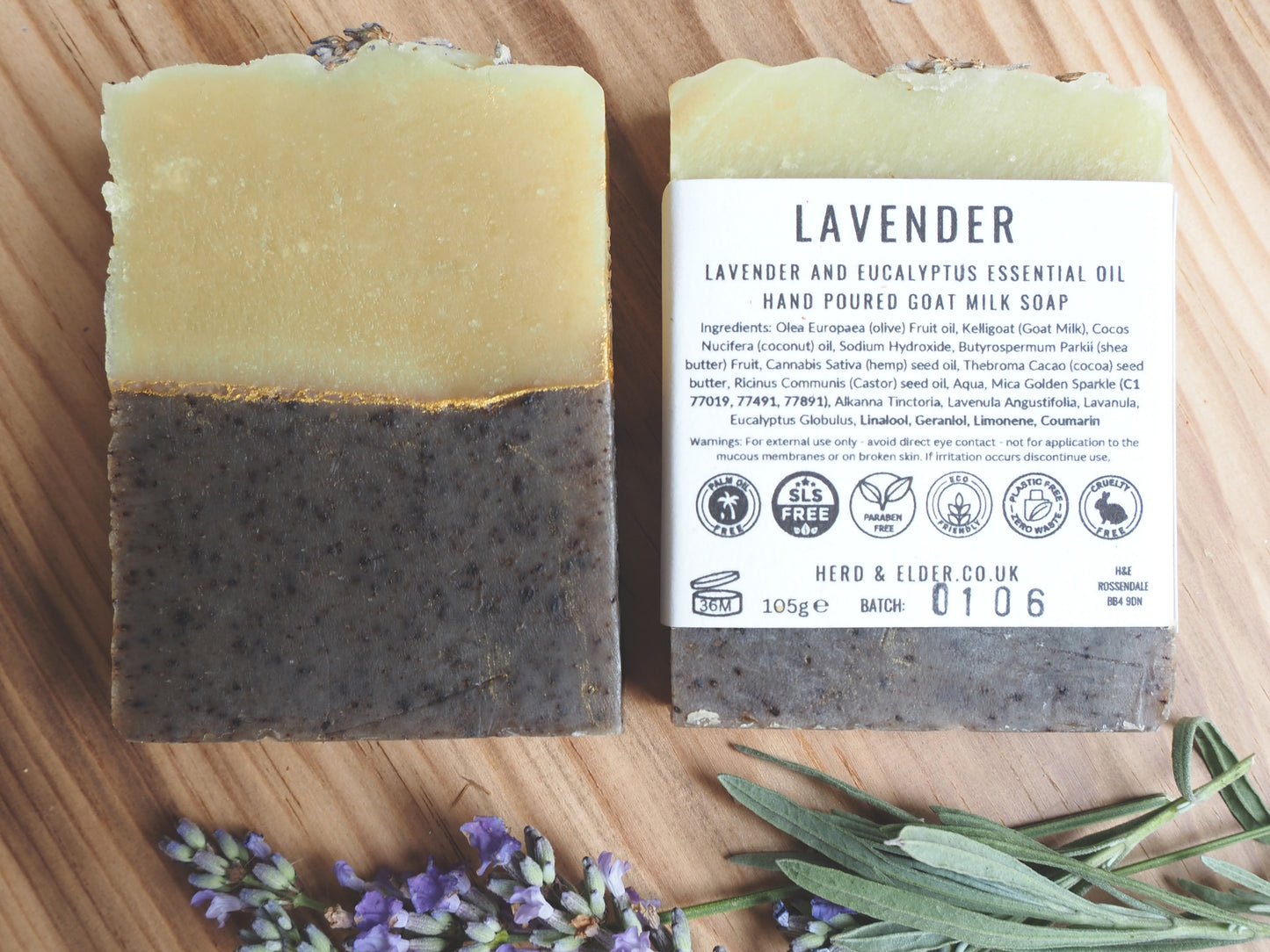 handmade lavender artisan soap