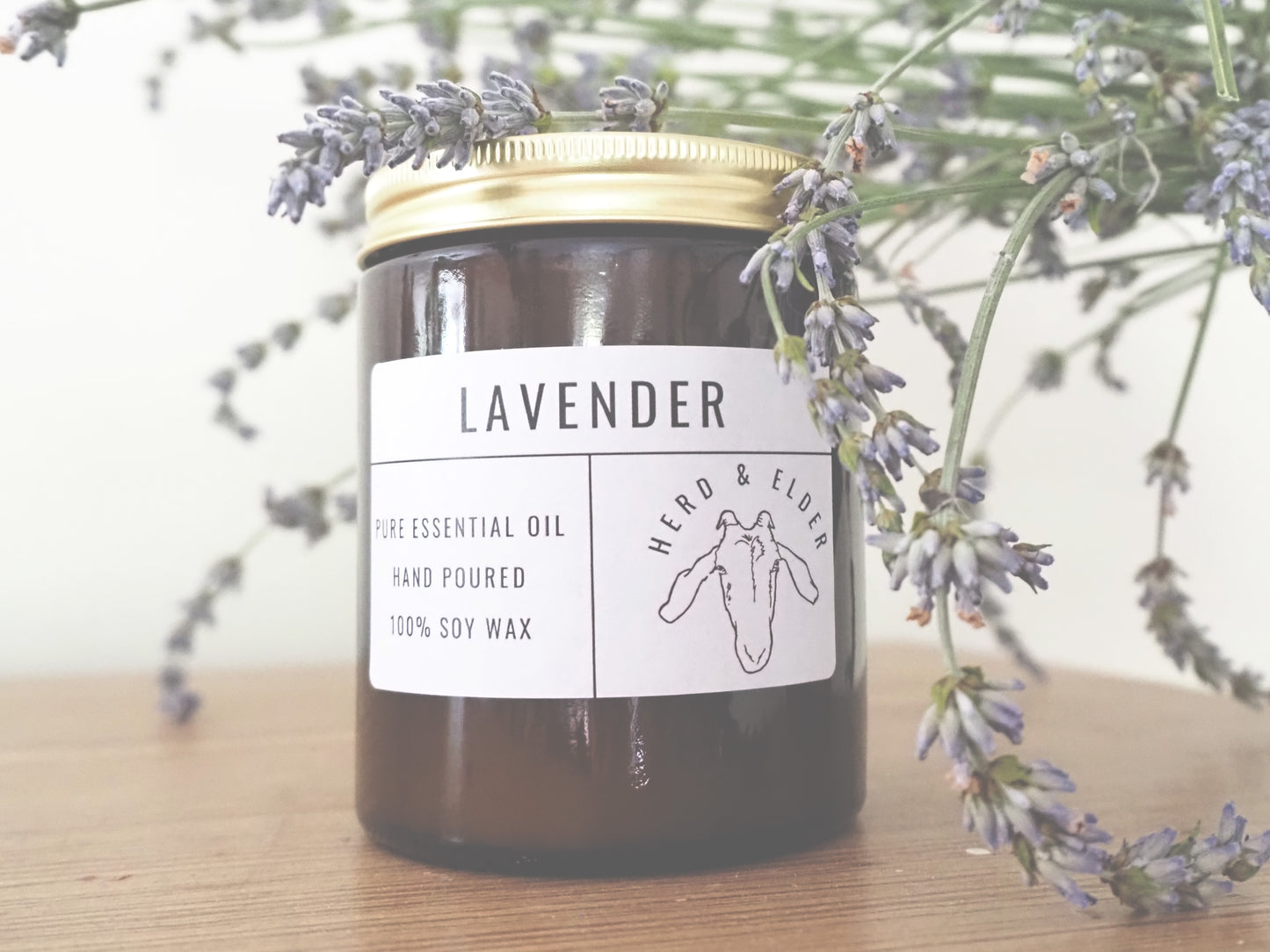 Lavender Soy Candle – Natural Essential Oil Candle for Calm & Relaxation