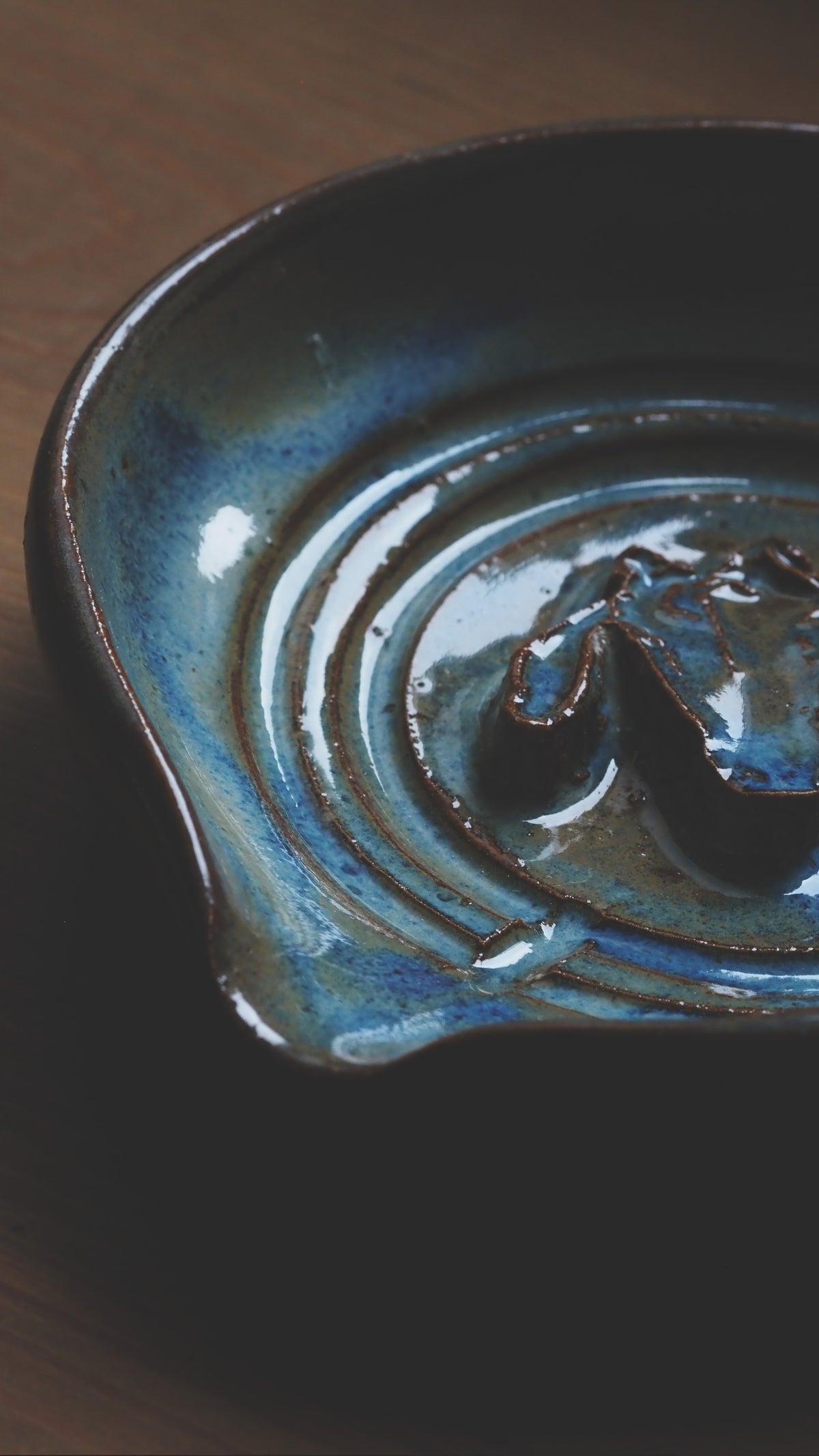 Gift Set - Blue Handmade Soap Dish & Soap Gift Set