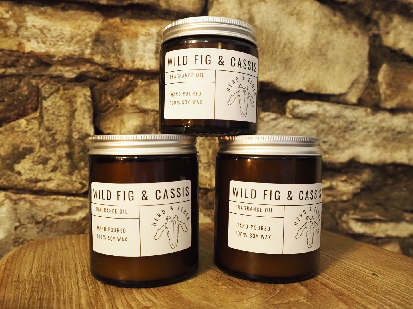 Wild Fig & Cassis Soy Candle – Fruity & Earthy Scent